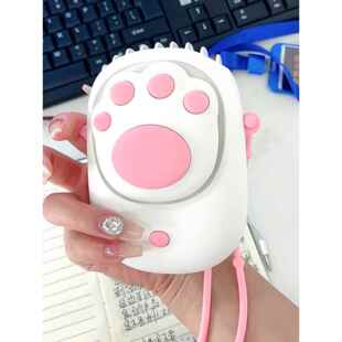 【2025升级】小范萌猫爪Fursuit Fan万物通挂脖儿童手持