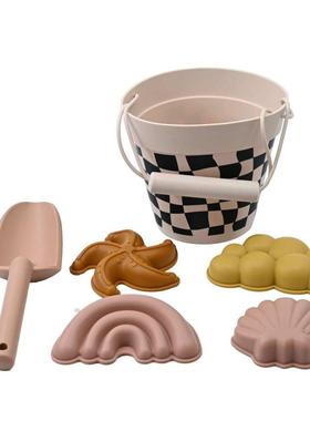 Silicone Beach Toys Kids Sand Molde Tools Set Summer Water P