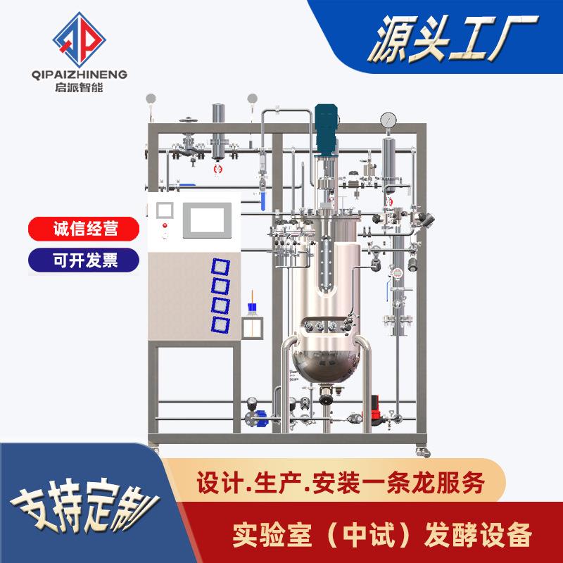 自动机械搅拌实验室发酵罐液体菌种微生物实验培养罐不锈钢全自动
