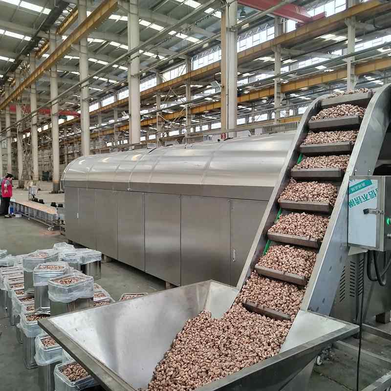 广西果炒腰货机南滚腰筒炒腰果机器全自动果炒料机炒腰果流BDT越
