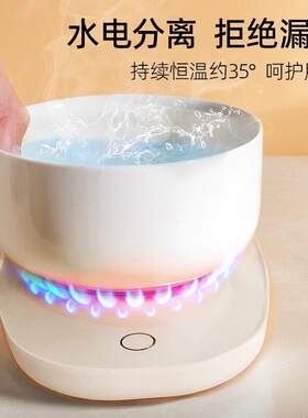 猫咪恒温饮水机猫用陶瓷猫碗自动加热酸奶机猫喝水喂 食器水碗宠