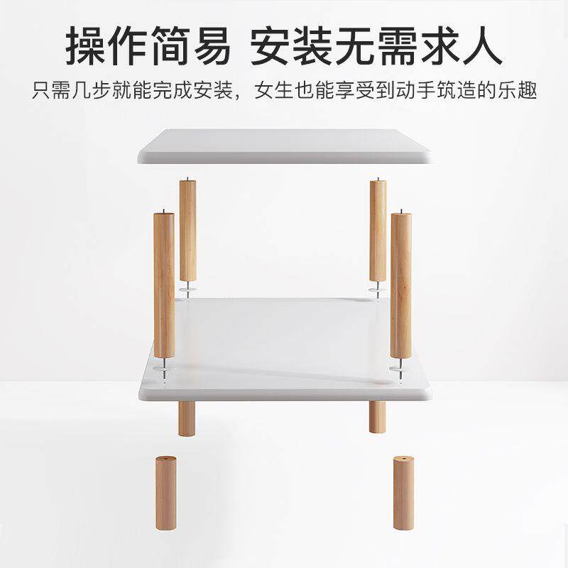 书架置物架落地客厅收纳架简易货架家用一体靠墙展示架架子储物柜