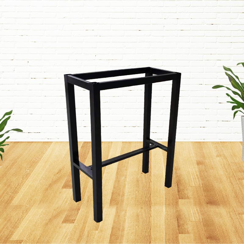 配DID广州厂酒家吧台桌桌脚架会室办公桌铁艺烤漆支架家具件餐议