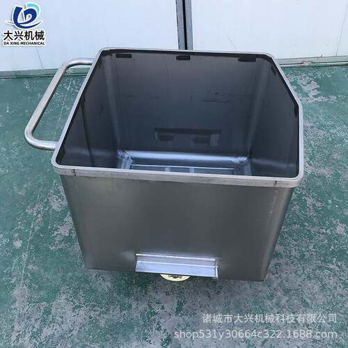 不锈钢肉料车304不锈钢小料车食品厂养殖场物料运输周转车