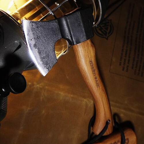 ZENHEO荒野巨人户外BC斧mini版 65锰钢锻打锻造版本 露营手把件