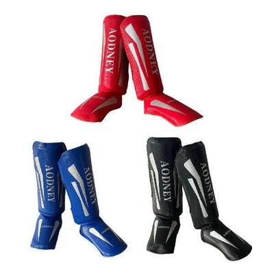 Muay Thai Kickboxing Shin Guards Shin Instep Pads for