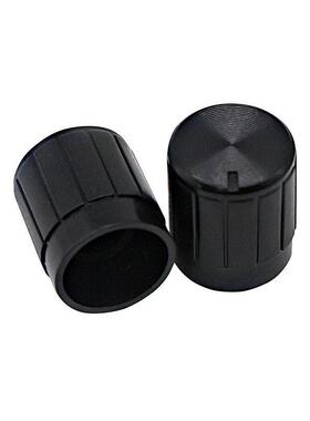 编码器音量放大器电位器调节旋钮盖6mm音频收音机黑色彷铝合金旋