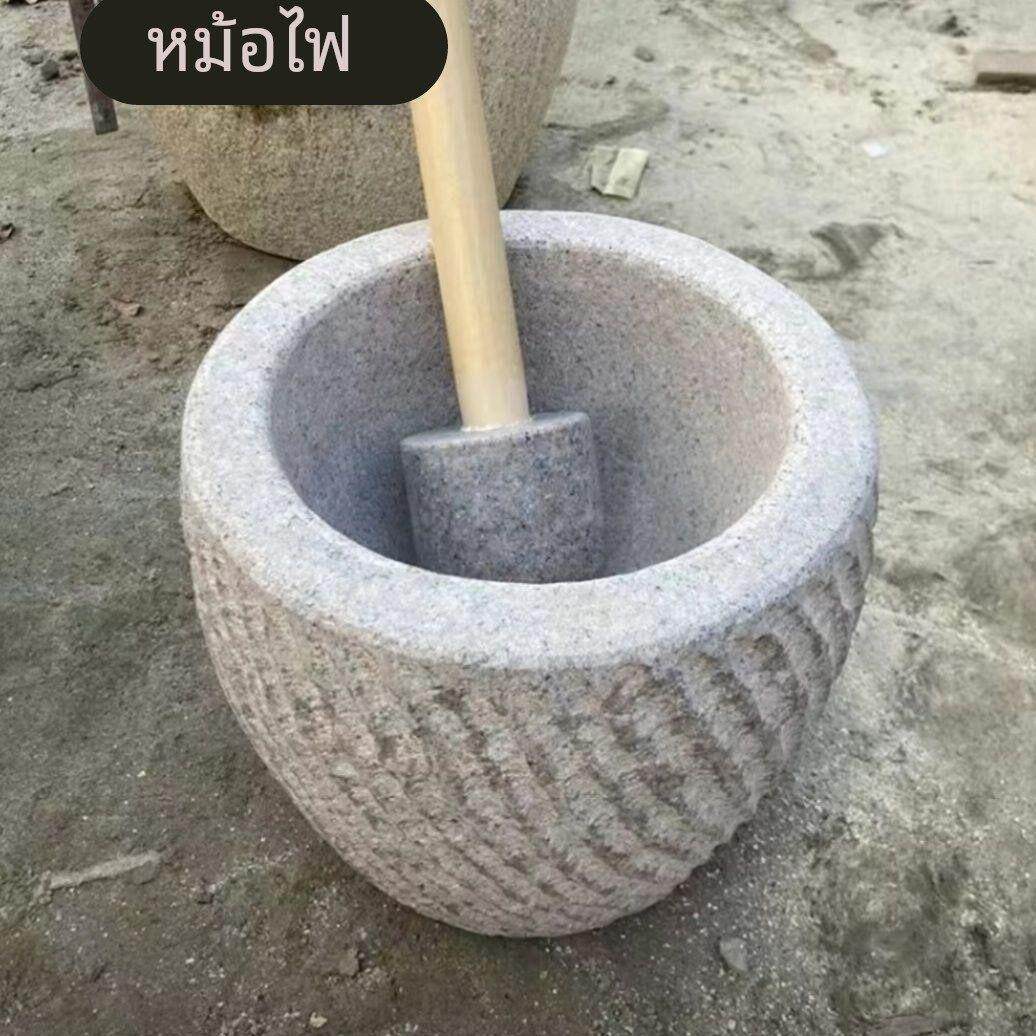 打糍粑石臼石对窝捣辣椒打糕工具年糕农村老对窝