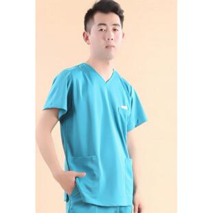 工作护 医短护口腔速牙科医生分体套装 高档女士服洗手刷手衣袖 夏季