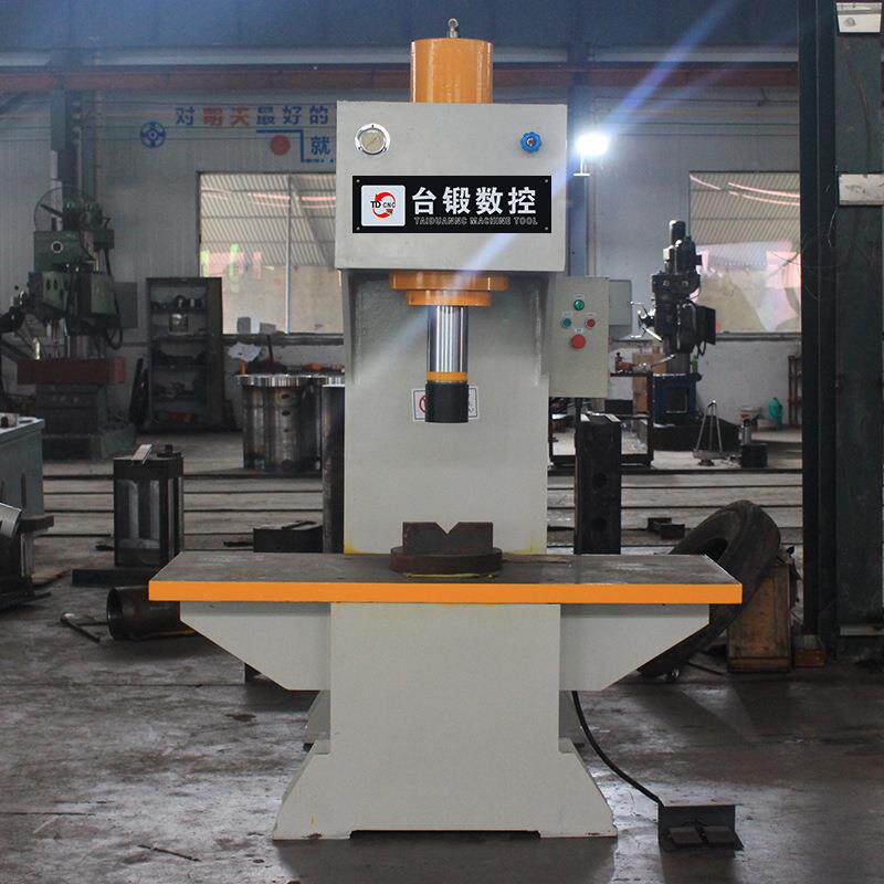 现货204080吨单臂单柱液压机小型轴承压装机C型100吨油压机