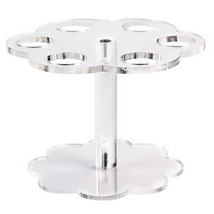 6孔透明冰淇淋展示架有机玻璃展示架脆皮筒支架蛋筒架甜筒架Stand