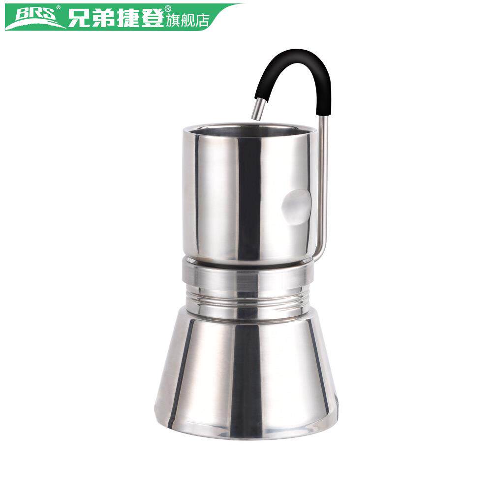 户外咖啡机兄弟捷登BRS-TC05不锈钢咖啡蒸馏器摩卡壶