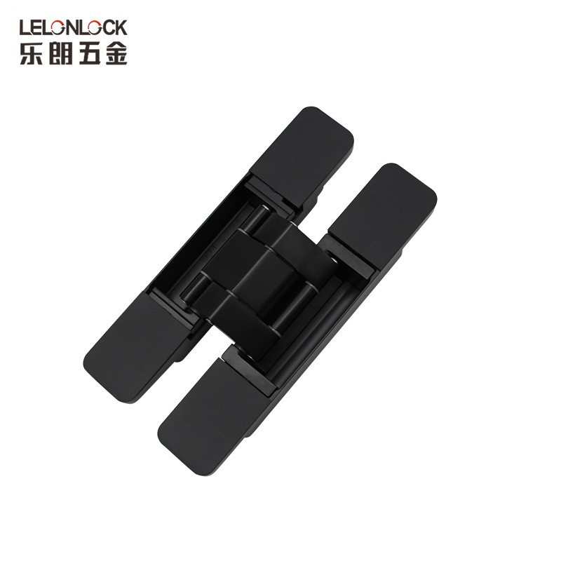 铰铰链隐形十字三维门暗门铰黑色欧式铰链h实木暗藏可调合页暗门