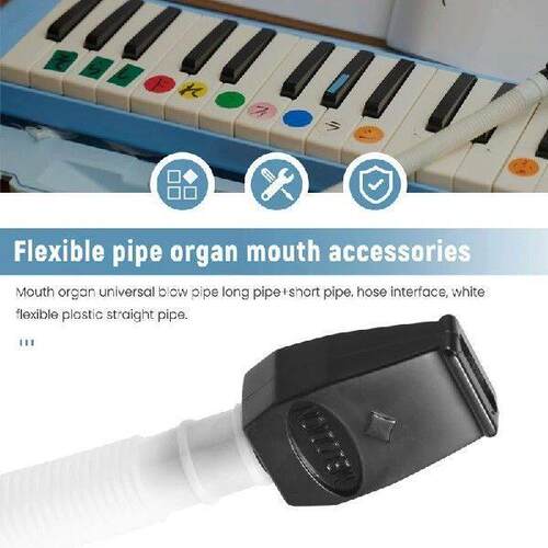 Flexible Tube Mouth Organ Pianica Mouthpiece Musical