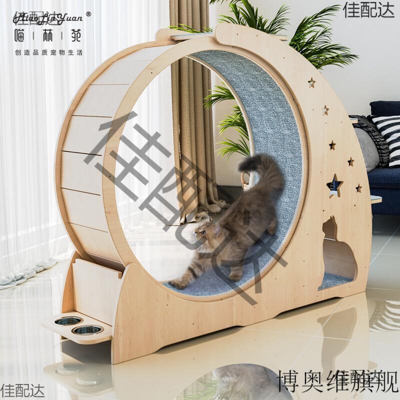 猫咪跑步轮宠物器材猫咪跑步轮猫跑步机大滚轮用品新款休闲狗狗