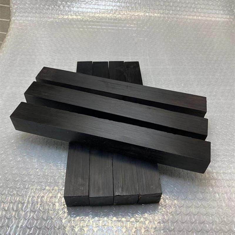 东非紫光檀木料乌木唢呐料黑檀原木木方雕刻把件葫芦新中式木雕