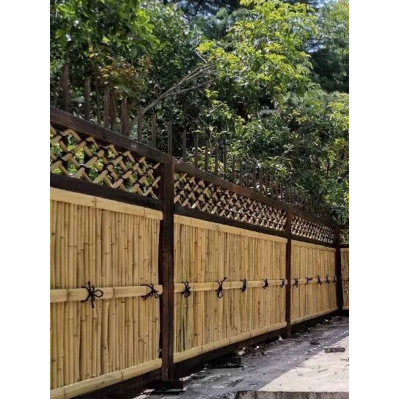 制日别竹定笆墙竹屏76746风花园户墅竹栏围篱庭院隔式装竹饰外栅