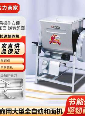 永强和面机商用大型全自动不锈钢揉面团搅拌面粉机YQ15/25/50公斤