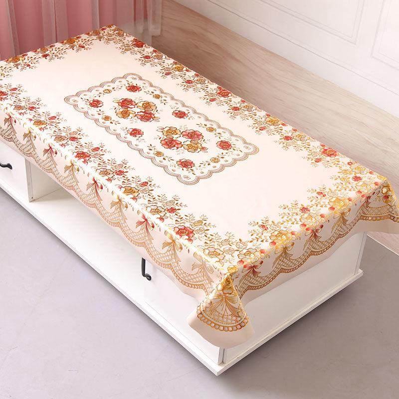 防烫茶几布防尘高级桌垫客厅防水防油桌布纱线 线布桌布长方形喜,居家布艺,桌布,淘宝优惠券,粉丝福利购,淘宝优惠卷