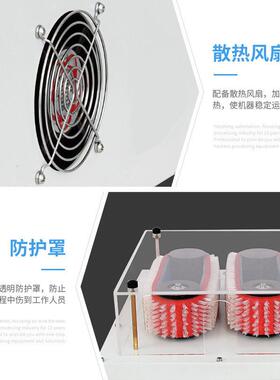 屏蔽线处理履机刷线机打散机机编202029织拆线分线线机带式刷线机