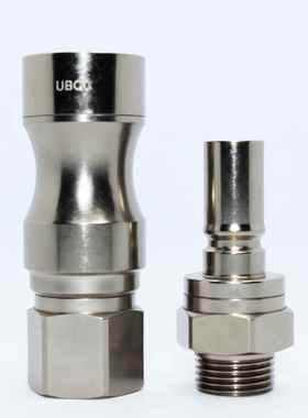 水冷不锈钢接头铜镀镍替换RECTUS服务器计算机基站水冷快换接头