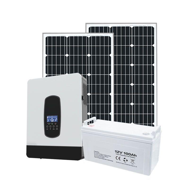 太阳能发电系统家用220v储能光伏板大功率5000W全套发电机一体机