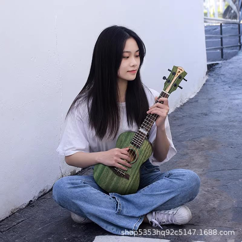 /尤克里里云杉全桃花心23寸26寸乌克丽丽儿童入门小吉他