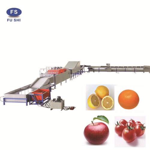 打造水果清洗机 打腊上光机 选果机分级机ce认证【品质保障】