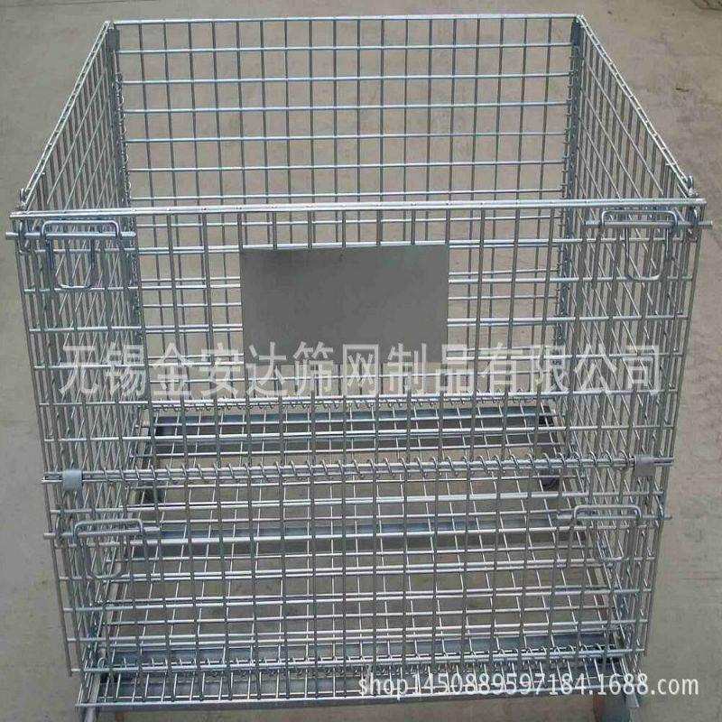仓储笼折叠仓储笼宁波仓储笼仓库笼铁笼子铁框快递分拣框图片