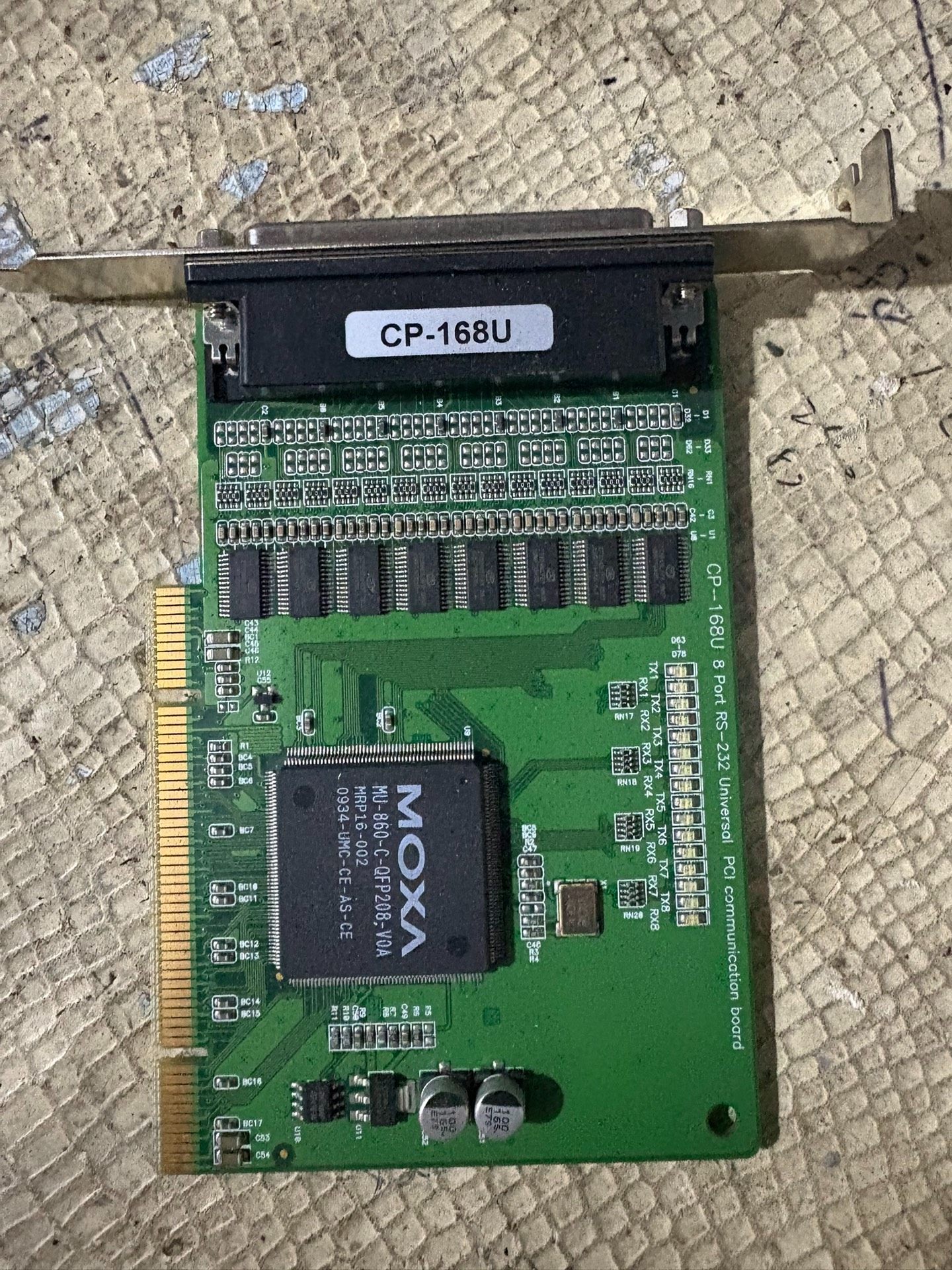 台湾MOXA CP-168U 8口RS-232通用PCI多串