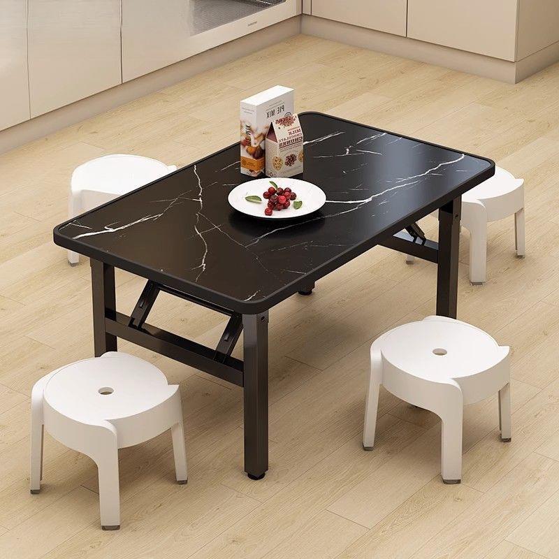 折叠桌子家用矮桌吃饭桌子写字桌长方形餐桌摆摊桌出租房简易桌子