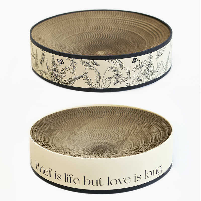 圆形猫抓板耐磨不掉屑猫窝一体猫咪抓盆大号奶油风ins风,宠物/宠物食品及用品,猫抓板,淘宝优惠券,粉丝福利购,淘宝优惠卷