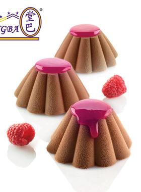 tangba堂巴 D-034 6连菊花杯子慕斯模具 花瓣慕斯硅胶布丁蛋糕模