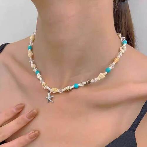 Fashion Beach Anklet Conch Starfish foot chain bracelet 脚炼