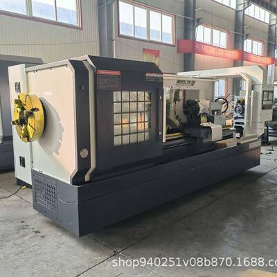 QK122数控管螺纹车床大孔径车床主轴通孔20双卡盘数控车床厂家