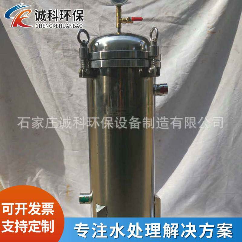 法兰式化工用高温袋式过滤器不锈钢网袋过滤器大流量过滤设备