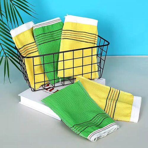 Powerful Exfoliating Double-Sided Bath Towel, Coarse Texture