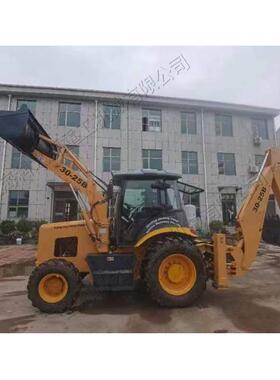 液压滑移轮式装载机园林果园用前装后挖掘机公路建筑工程上料机