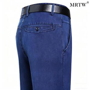 MRTW2025新款中老年经典百搭高腰深裆牛仔裤休闲弹力加厚款式裤子