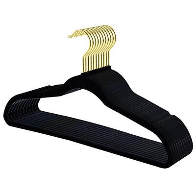 Non-Slip Velvet Hangers Suit 360 Hook Strong Durable Clothes