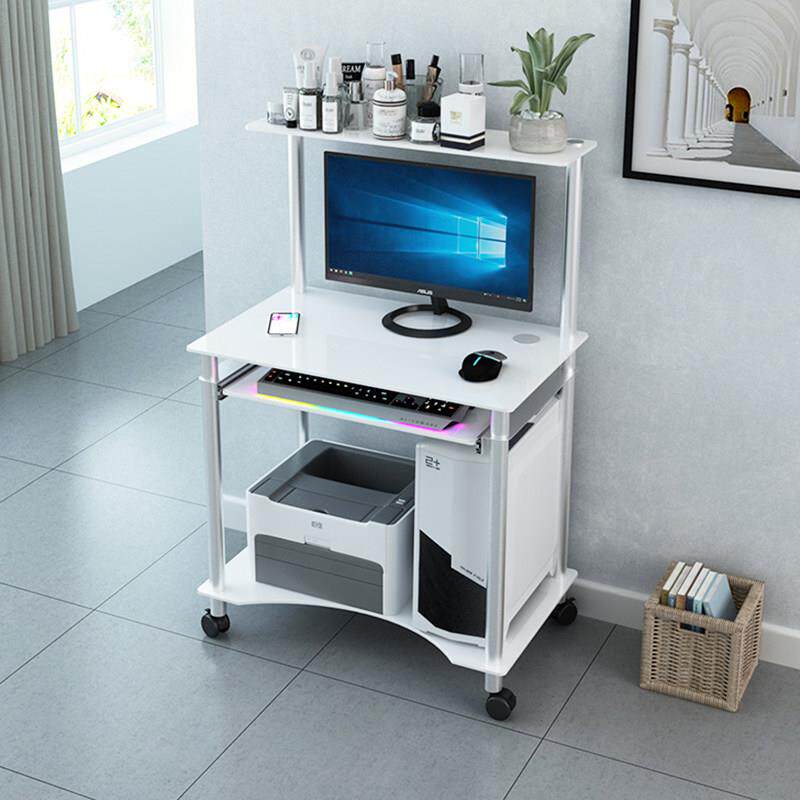 简易电脑台式家用卧室可移动书桌简约办公桌印表机桌小户型电脑桌