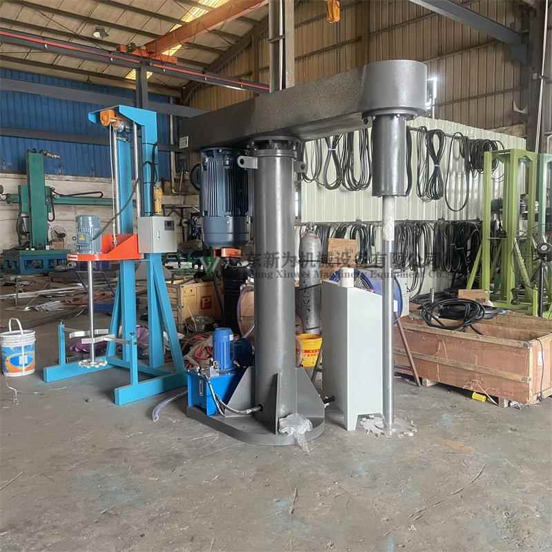 广东销售液压升降分散机变频调速油漆涂料搅拌机30kw功率混合机