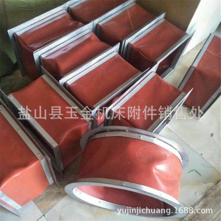 厂家强度供应耐高温风机软连接管道通风伸缩风管软连接
