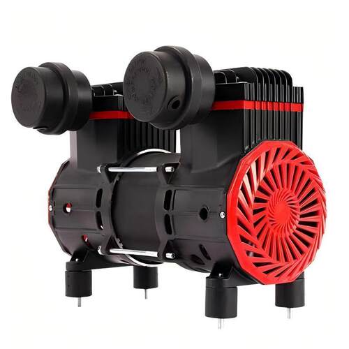 塔虎无油空压机气泵机头550W/750W泵头铜线电机压缩机静音低噪音