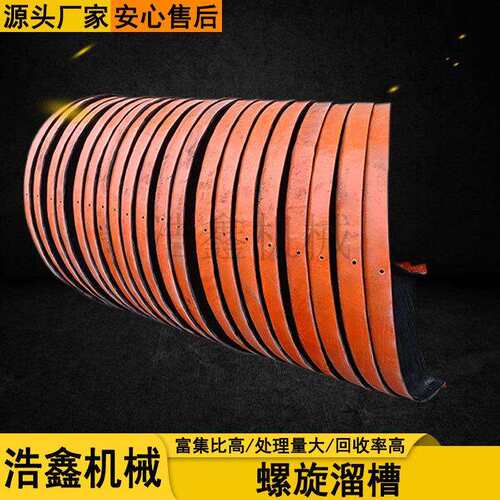玻璃钢螺旋溜槽选矿设备5LL-1200型螺旋选矿机金尾矿水冲式溜槽 - 封面