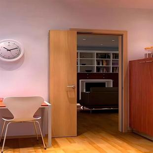 极窄厨房门厕所门洗手间卫生间实木pd门折叠门推拉一体门玻璃移门