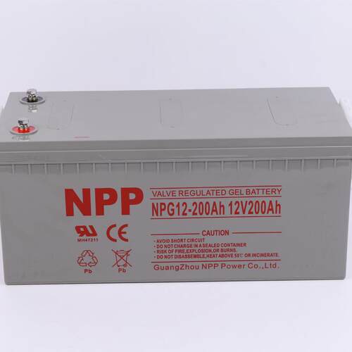NPG12-200AH免维护胶体蓄电池12V200AH直流屏 太阳能电池