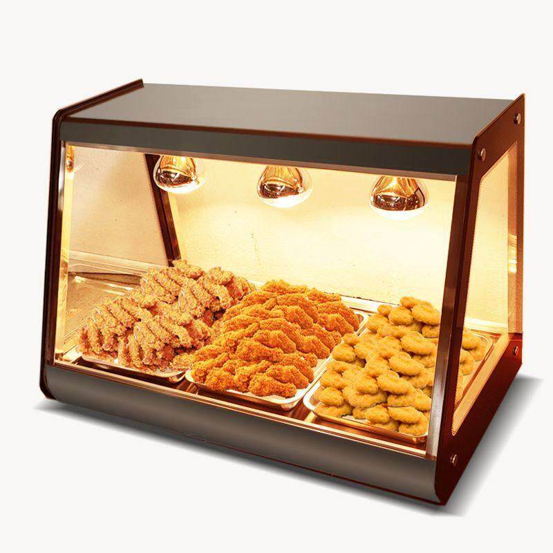 保温商用加热恒温蛋挞展示柜台式小型炸鸡汉堡摆摊食品熟食板栗