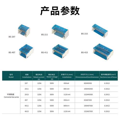 UKK系列415四级分线盒铜端子接线盒防松电缆终端连接器电气接头
