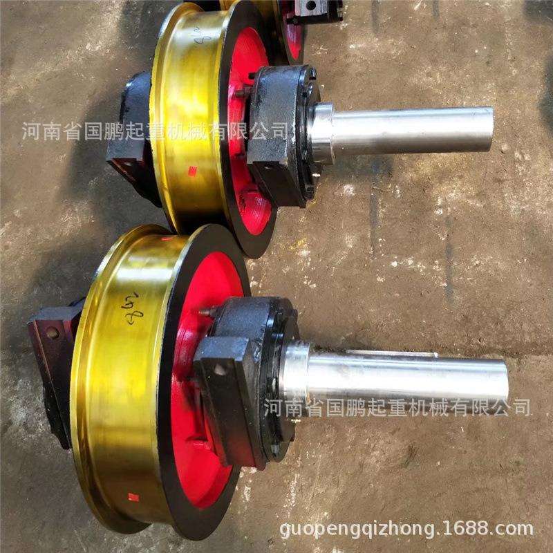 直径400*120mm单边行车行走轮门式桥式起重机车轮组龙门吊轨道轮